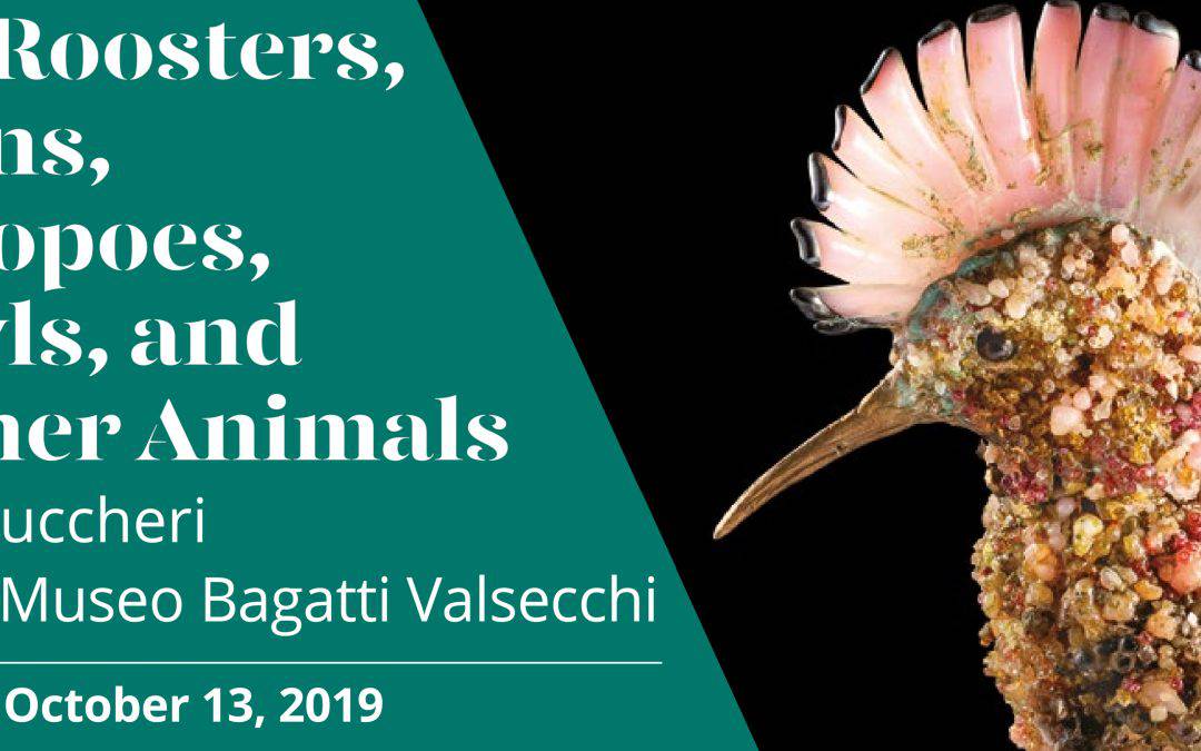 Of roosters and hens, hoopoes, owls and other animals. Toni Zuccheri at the Bagatti Valsecchi Museum